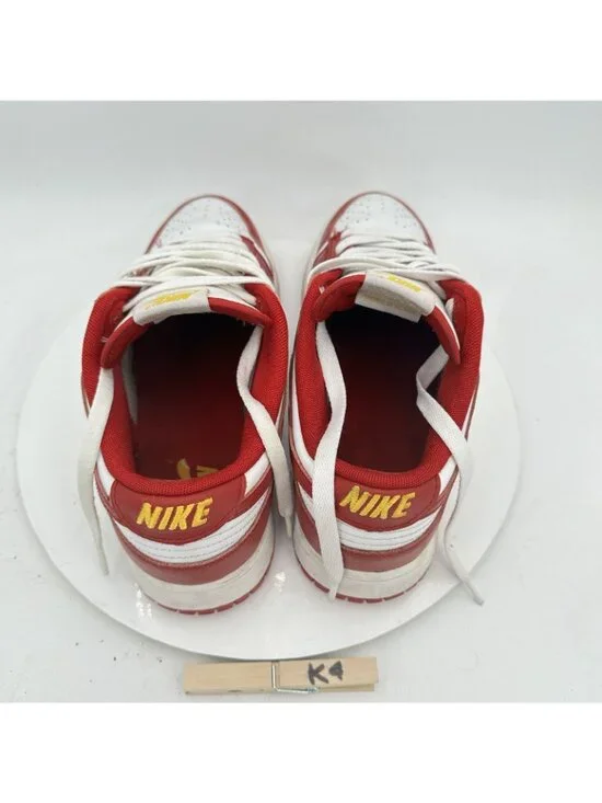 Nike Dunk Low Retro Men Size 11 DD1391-602 Gym Red White Training Shoes - Picture 9 of 11